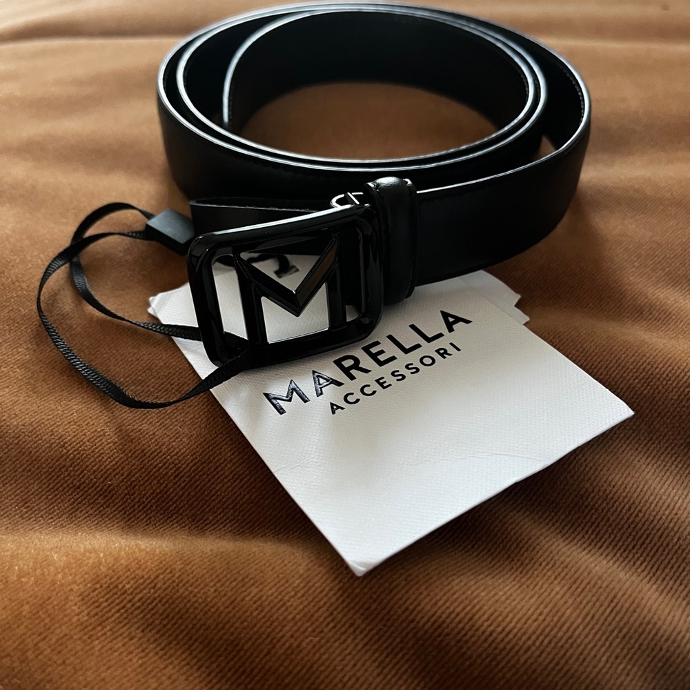 NWT Marella (by Max Mara) Painted-bucle belt